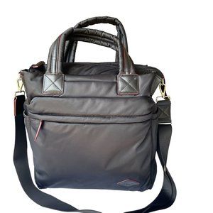 MZ WALLACE Large Black Air Unisex Bleeker Tote